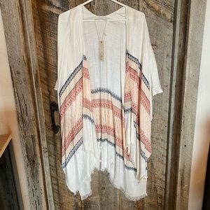 Beach Wrap Cover Up one size fits all New with tags